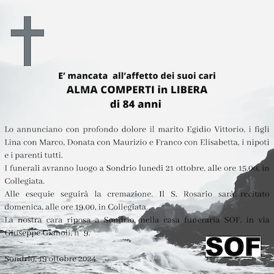 Alma Comperti in Libera