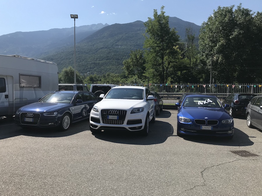 gruppo l'Auto Montagna in Valtellina
