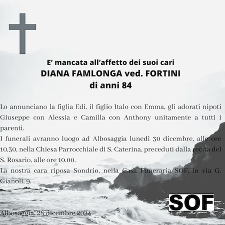 Diana Famlonga ved. Fortini