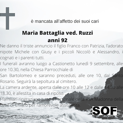 Maria Battaglia ved. Ruzzi