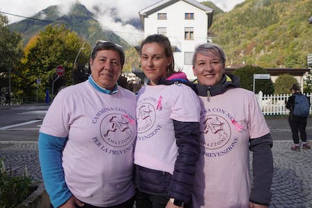 Miğiondàra in rosa: buona la prima per il trekking gastronomico e naturalistico in occasione dell’Ottobre in rosa